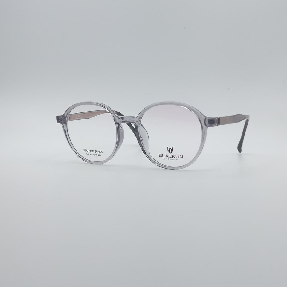 Circular Grey Frame Unisex Optics-176