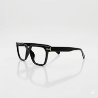 Matte Black Square Frame Optics-433
