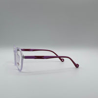 Circular Pink & Red Frame Kids Optics-296