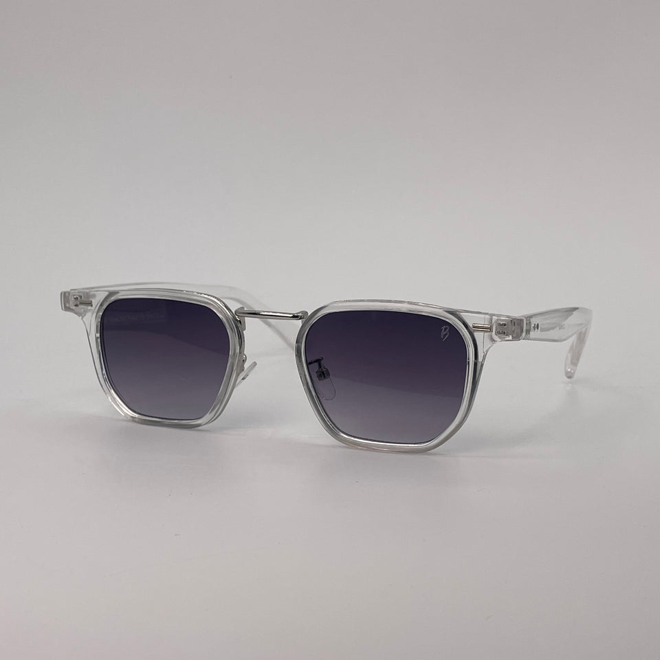 Transparent square sunglass-283