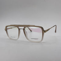 Matt brown double shade plastic square optics-469