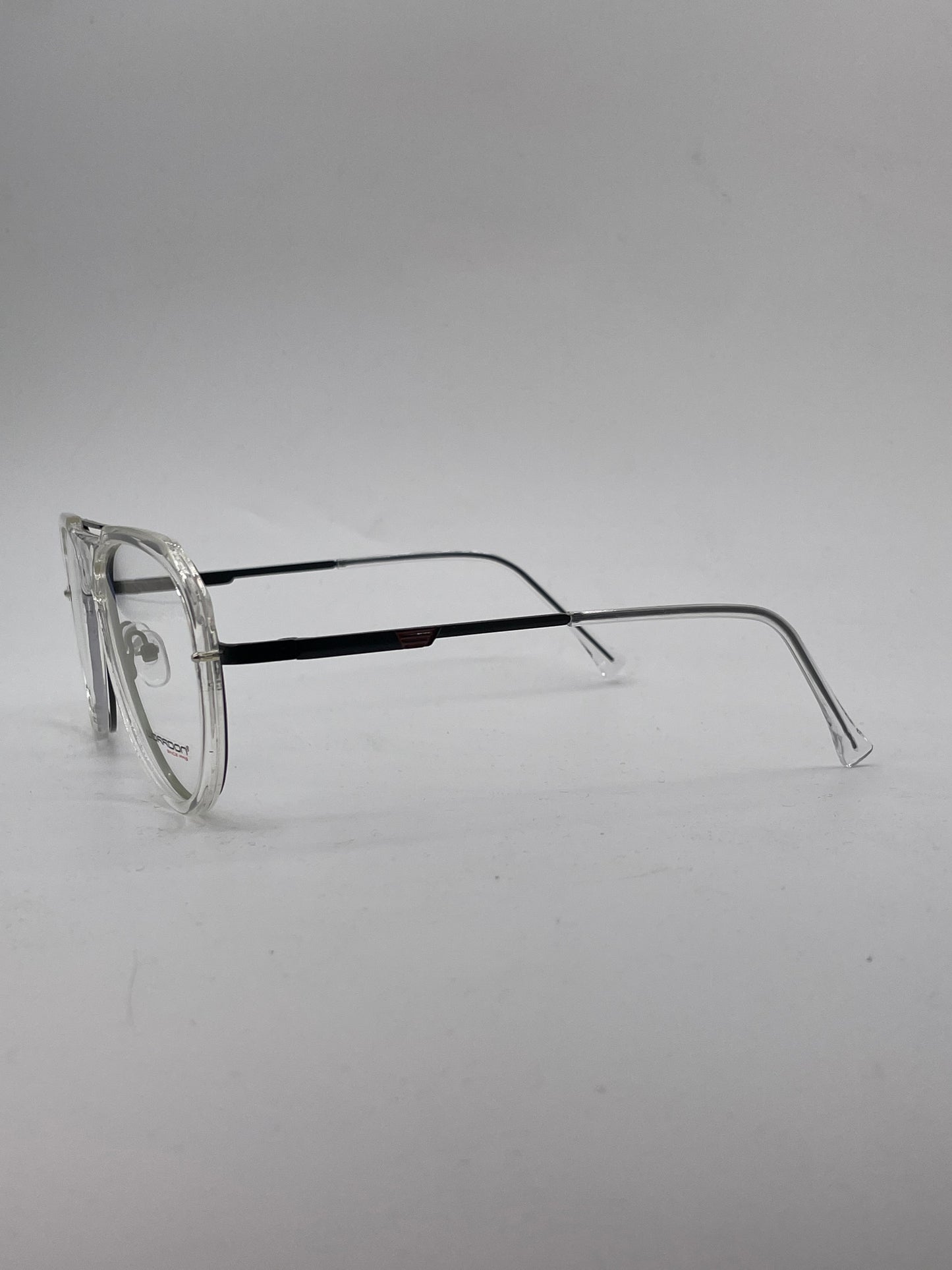 Aviator transparent plastic  optics-470