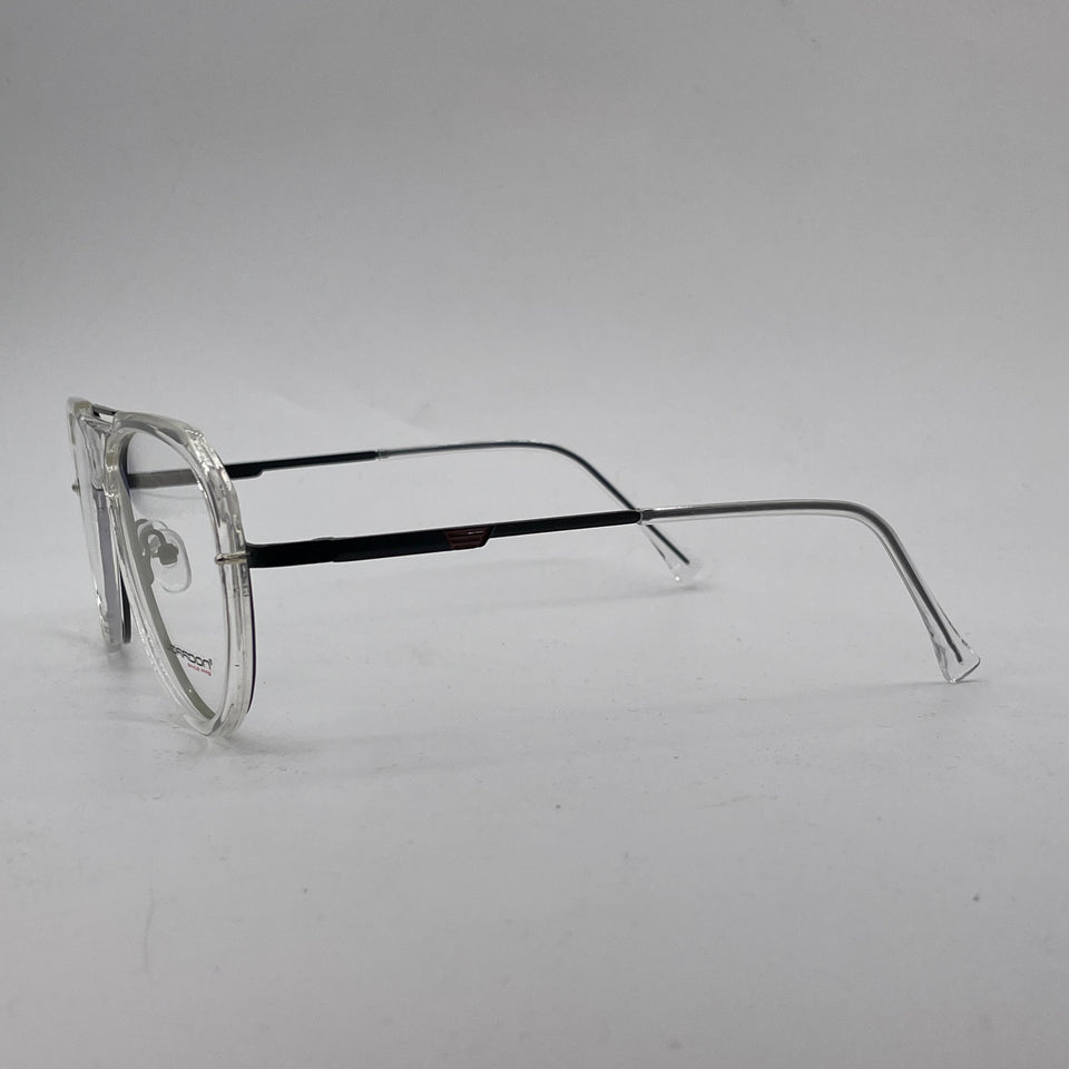 Aviator transparent plastic  optics-470