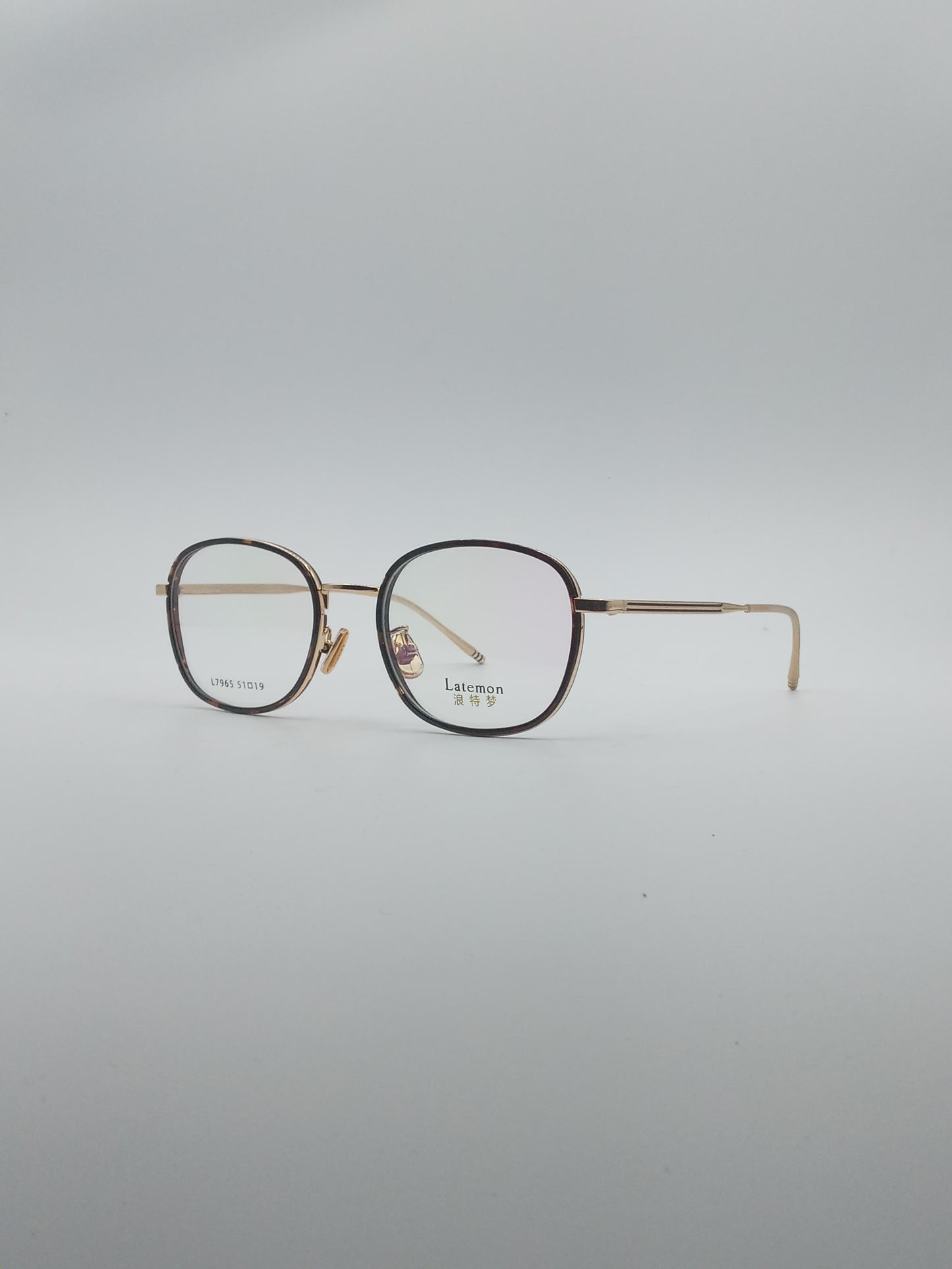 Circular Black Frame Men's Optics-219