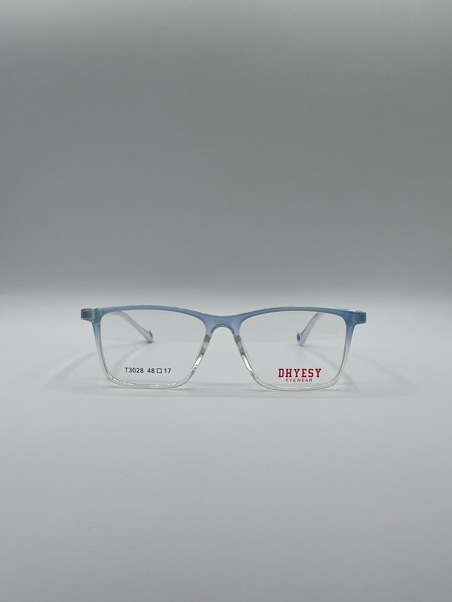 Acetate Translucent Blue & White Frame Kids Optics-294
