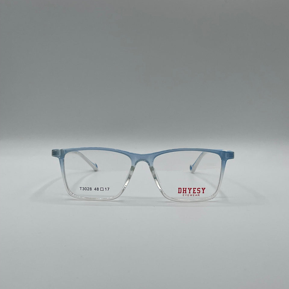 Acetate Translucent Blue & White Frame Kids Optics-294