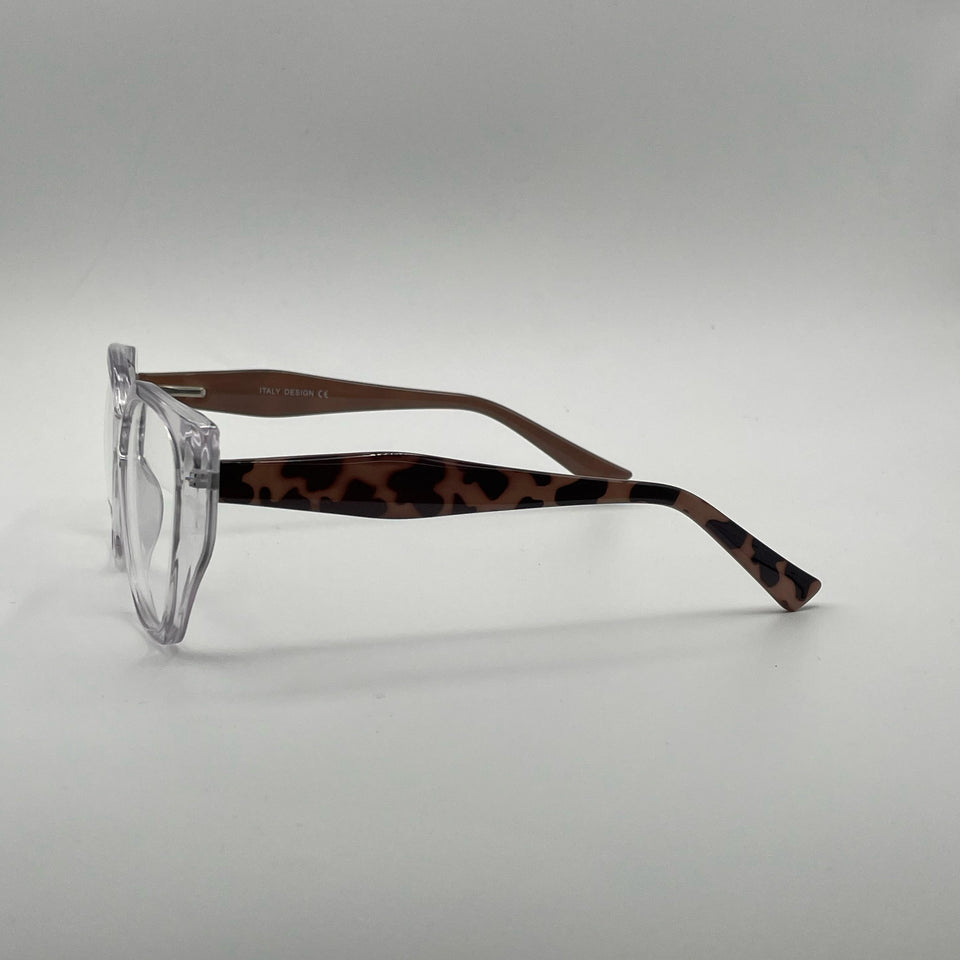 Cat Eye Translucent Frame Women's Optics-355