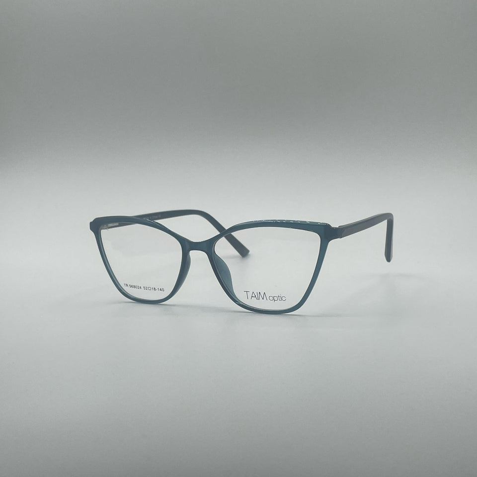 Cat Eye Blue Frame Women's Optics-387
