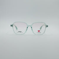 Soft Square Light Turquoise Frame Unisex Optics-169