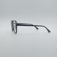 Soft Square Black Frame Unisex Optics-157