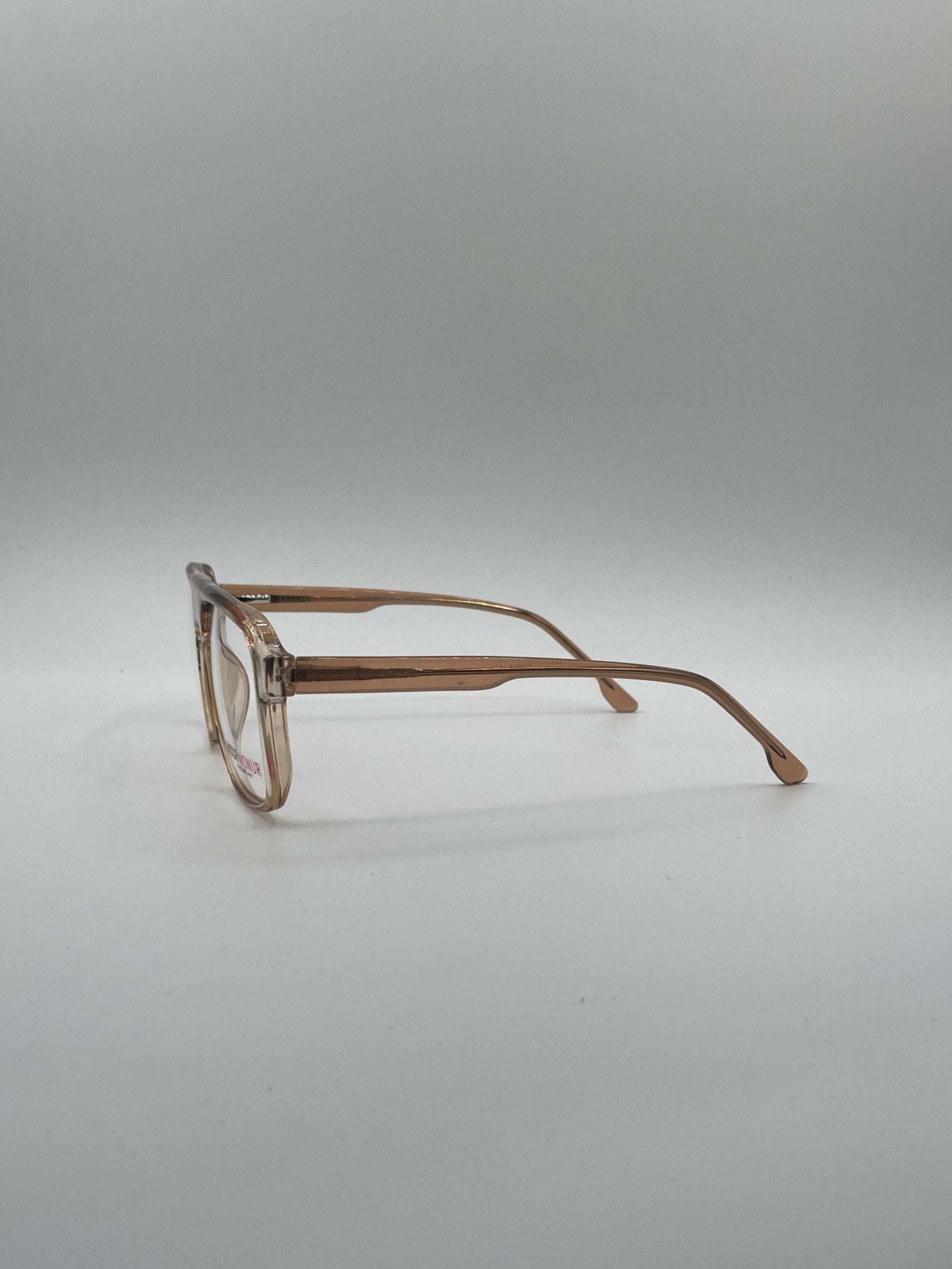 Retro Aviator Light Beige Frame Optics-347