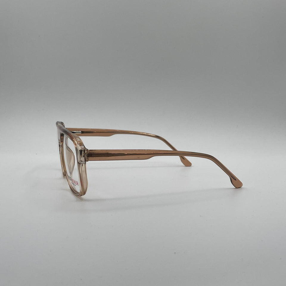Retro Aviator Light Beige Frame Optics-347
