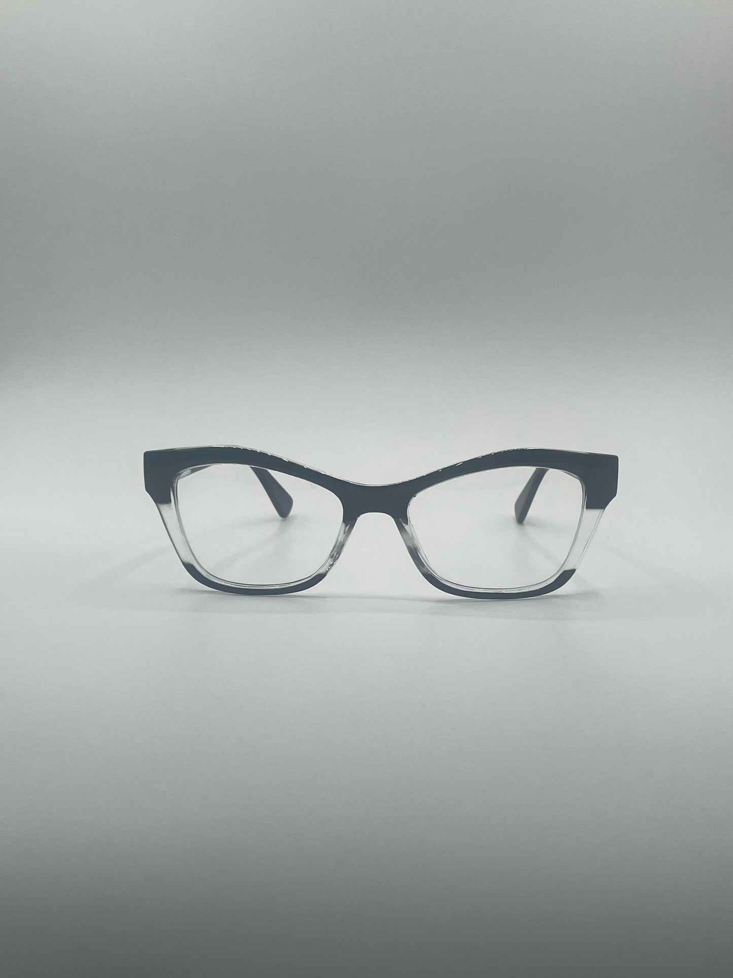 Cat Eye Black Translucent Frame Women's Optics-381