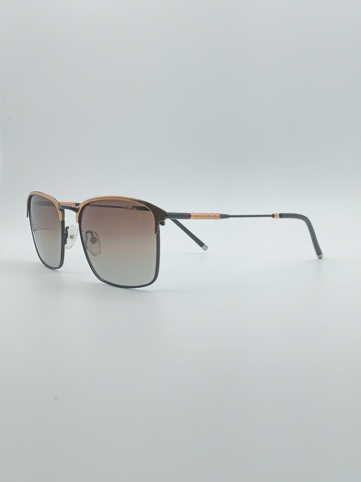 Acetate Golden Frame Men's Sunglasses-029