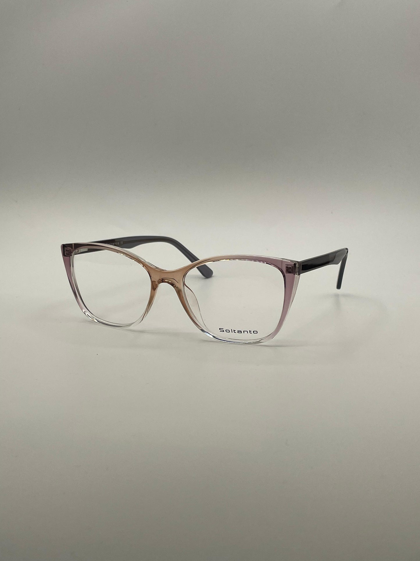 Cat Eye Translucent Golden & White Frame Women's Optics-373