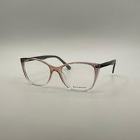 Cat Eye Translucent Golden & White Frame Women's Optics-373