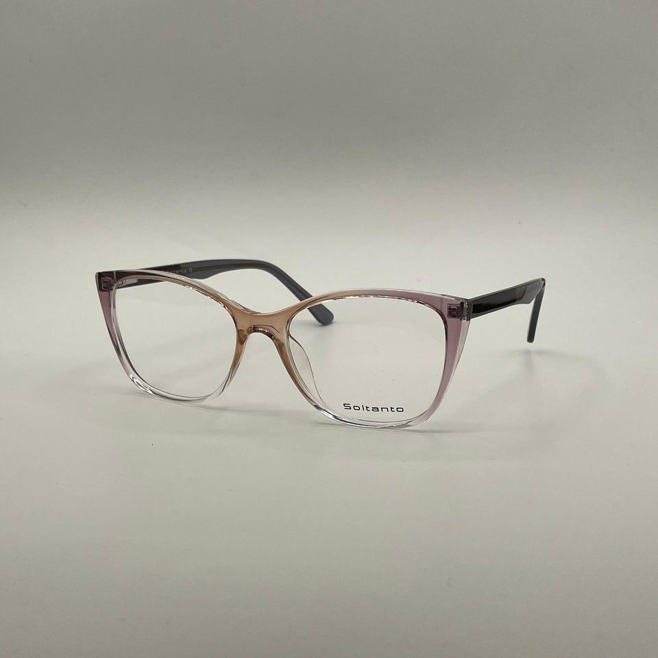 Cat Eye Translucent Golden & White Frame Women's Optics-373