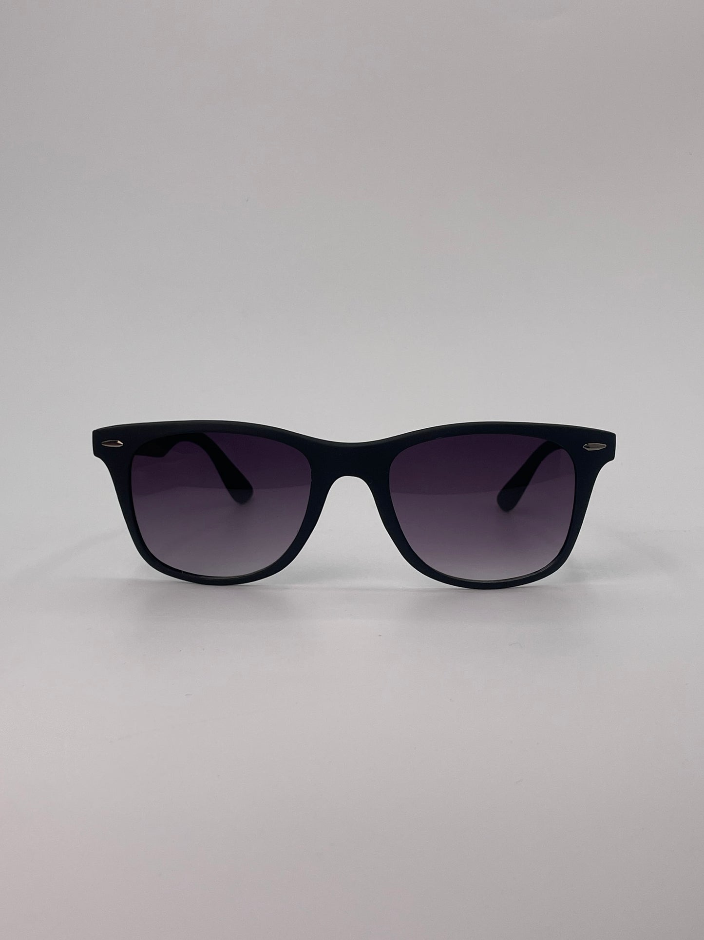 Black matt sunglass wayfer shape sunglass-274