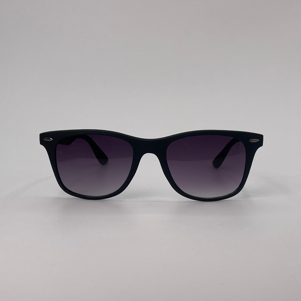 Black matt sunglass wayfer shape sunglass-274
