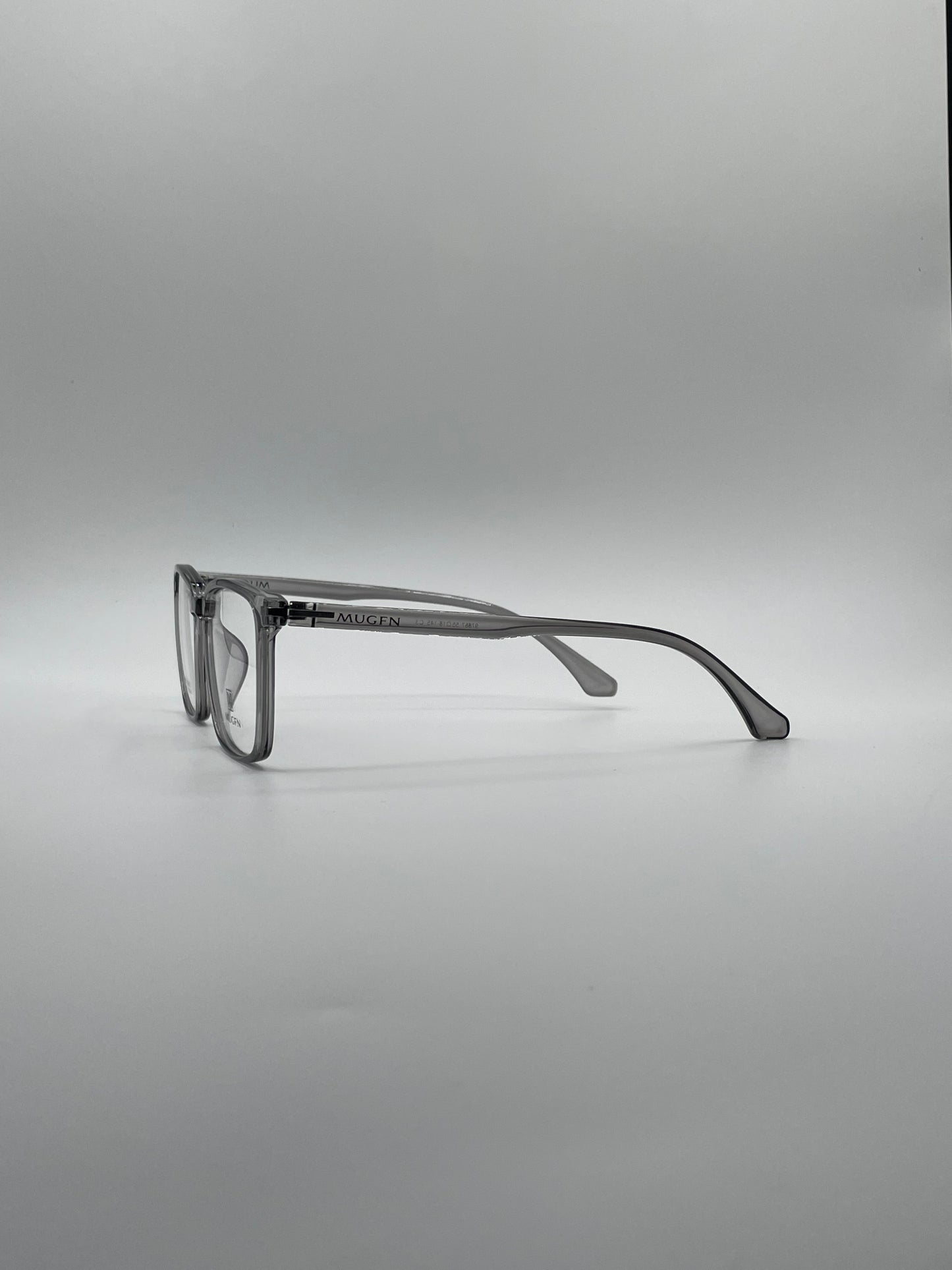 Tr square grey transparent optics-447