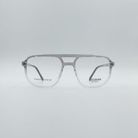Geometrical Grey & White Frame Men's Optics-111