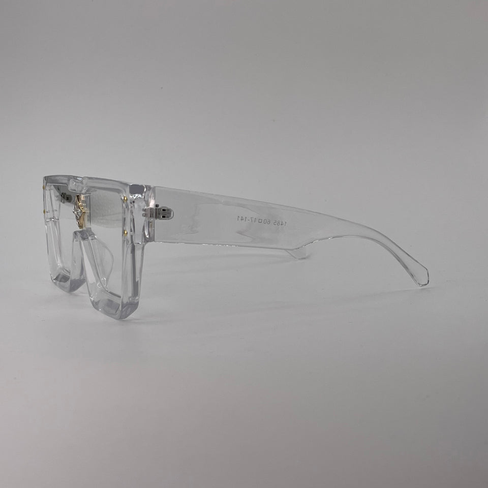 Transparent fashion model stylish  look sunglass-260