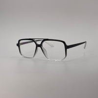 Square double-bridge Frame Optics-437