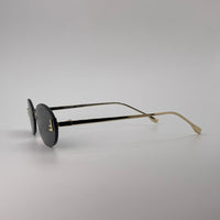 Rimless Golden Frame Sunglasses -250