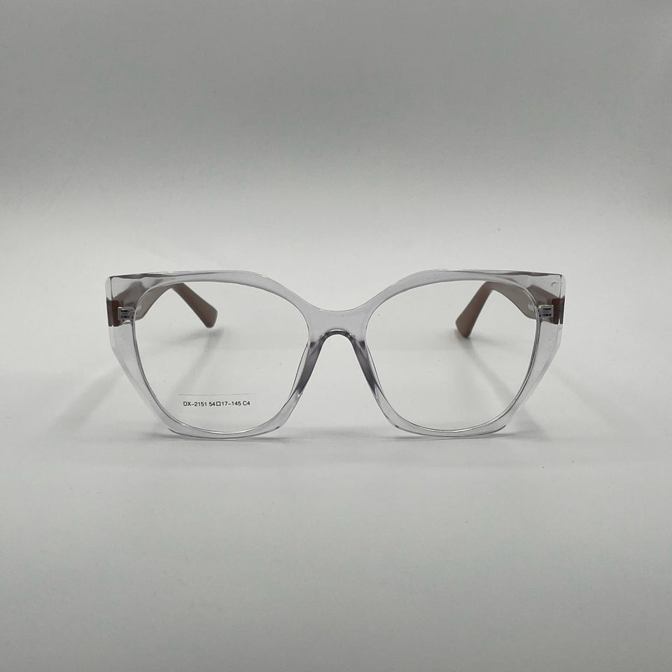 Cat Eye Translucent Frame Women's Optics-355