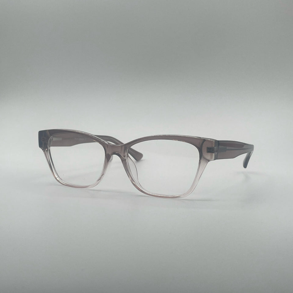 Cat Eye Grey Translucent Frame Women's Optics-380