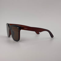 Brown polarized sunglasses with plasitc body-251