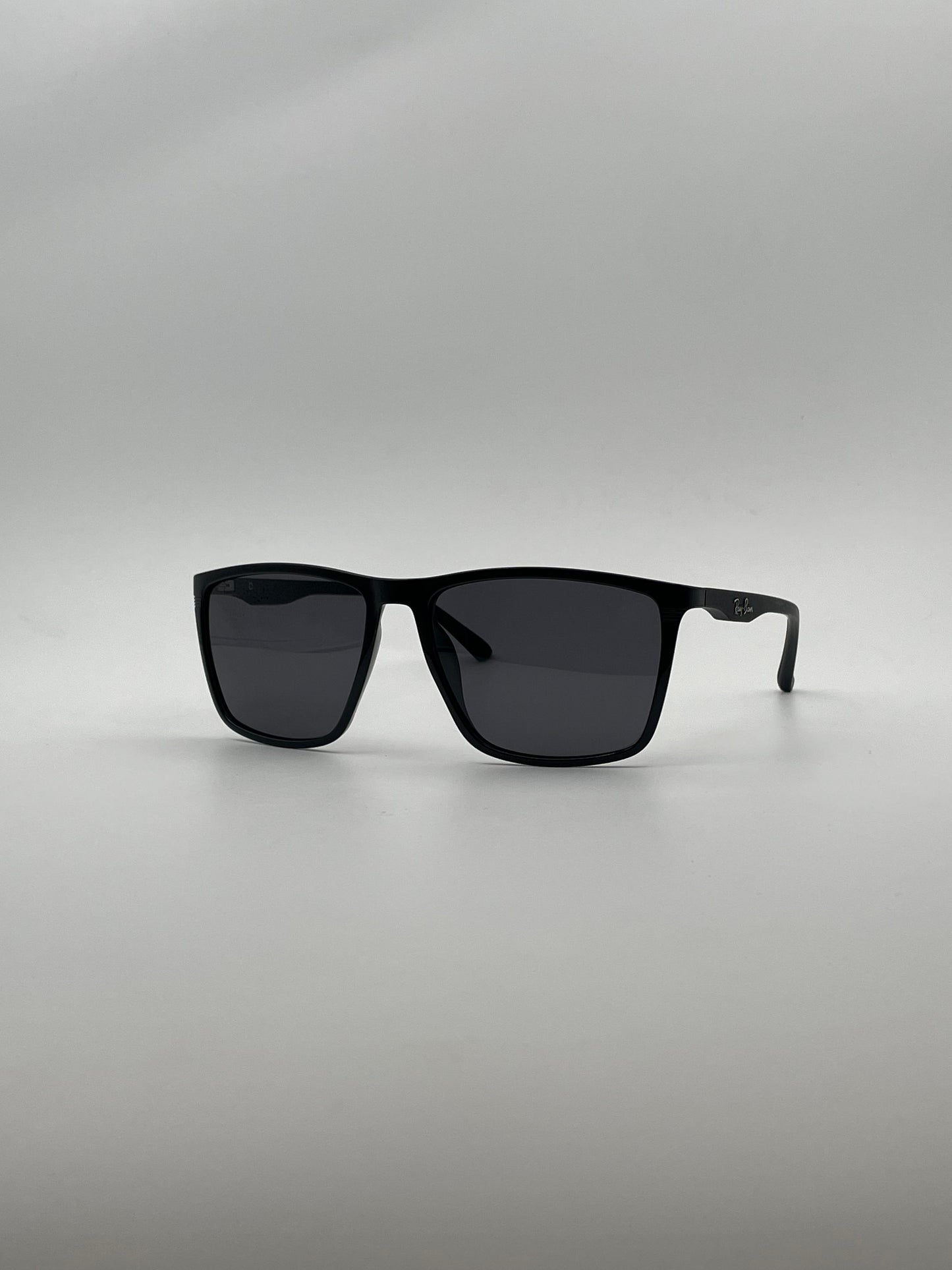 Acetate Black Frame Men Sunglasses-124