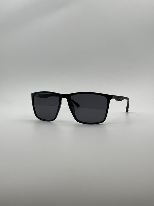 Acetate Black Frame Men Sunglasses-124
