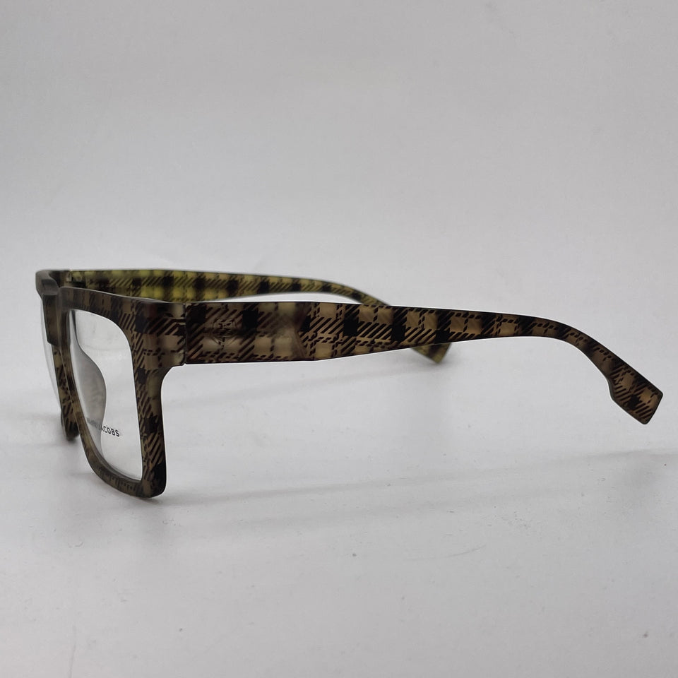 Grey cheque square optics-456