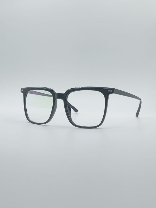 Acetate Black Frame Men's Optics-044