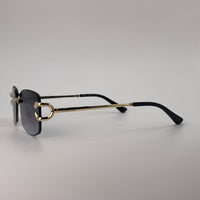 Rimless Golden Frame Sunglasses -249