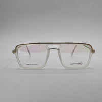 Matt white plastic square optics-468