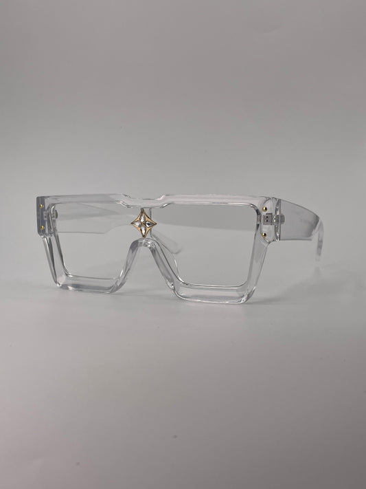 Transparent fashion model stylish  look sunglass-260