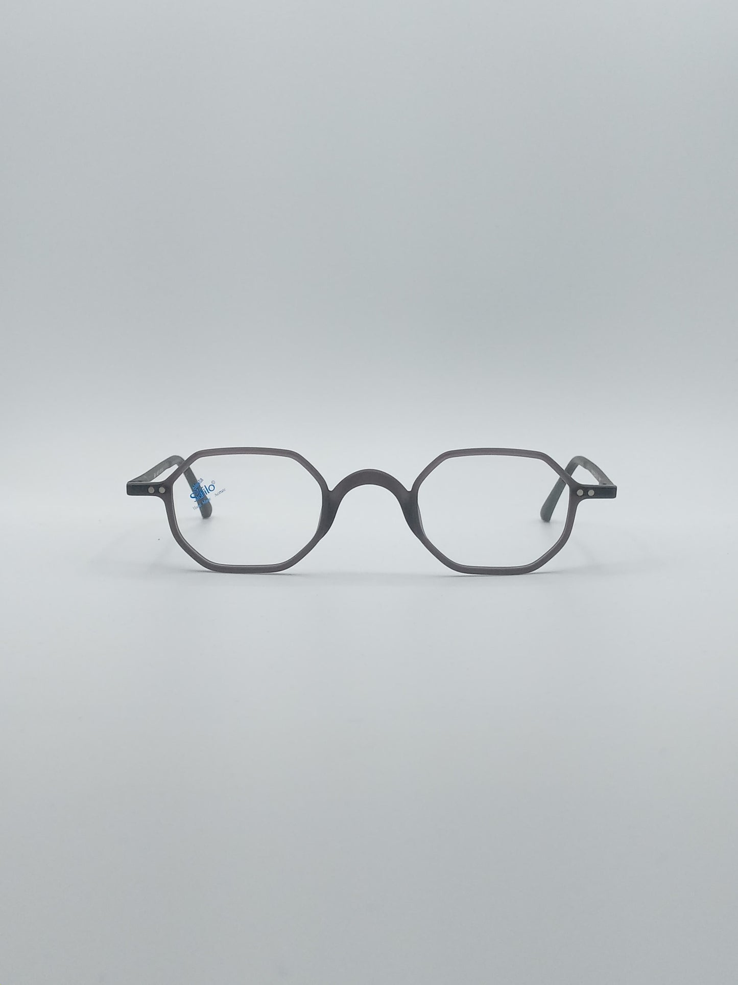 Geometrical Grey Frame Men's Optics-254