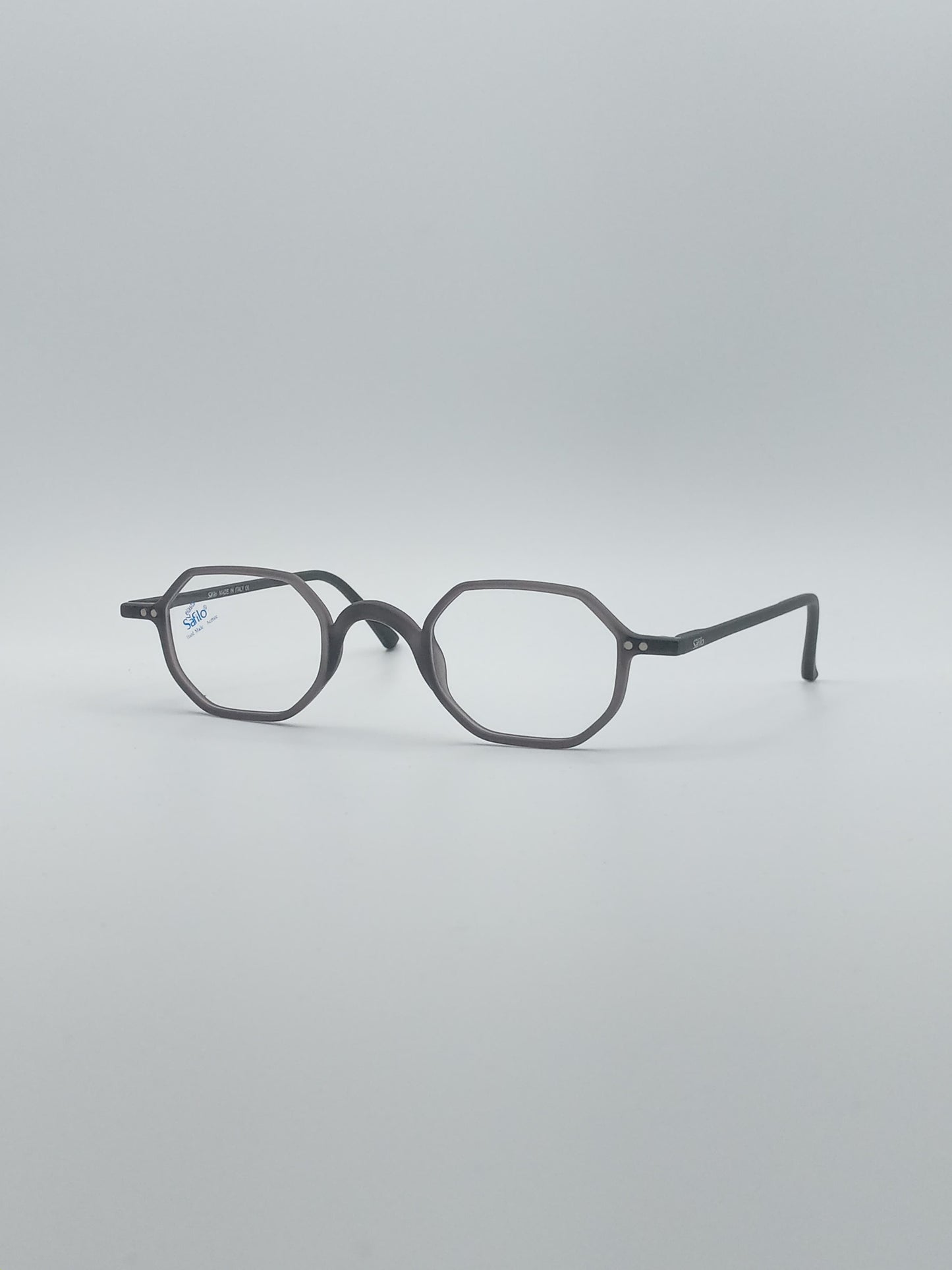 Geometrical Grey Frame Men's Optics-254