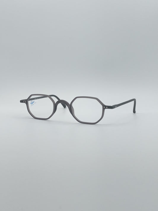 Geometrical Grey Frame Men's Optics-254