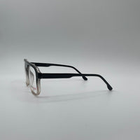 Retro Aviator Black Frame Optics-349