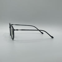 Circular Black Frame Optics-339