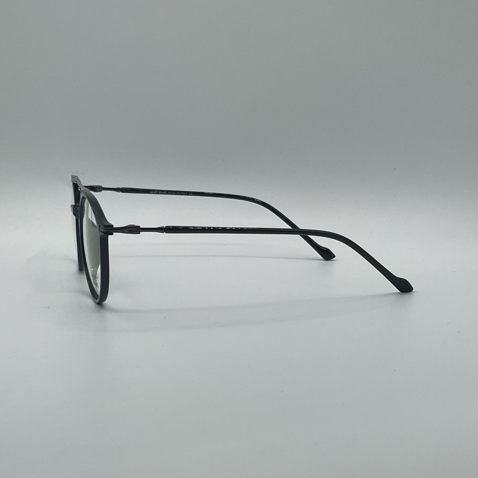 Circular Black Frame Optics-339