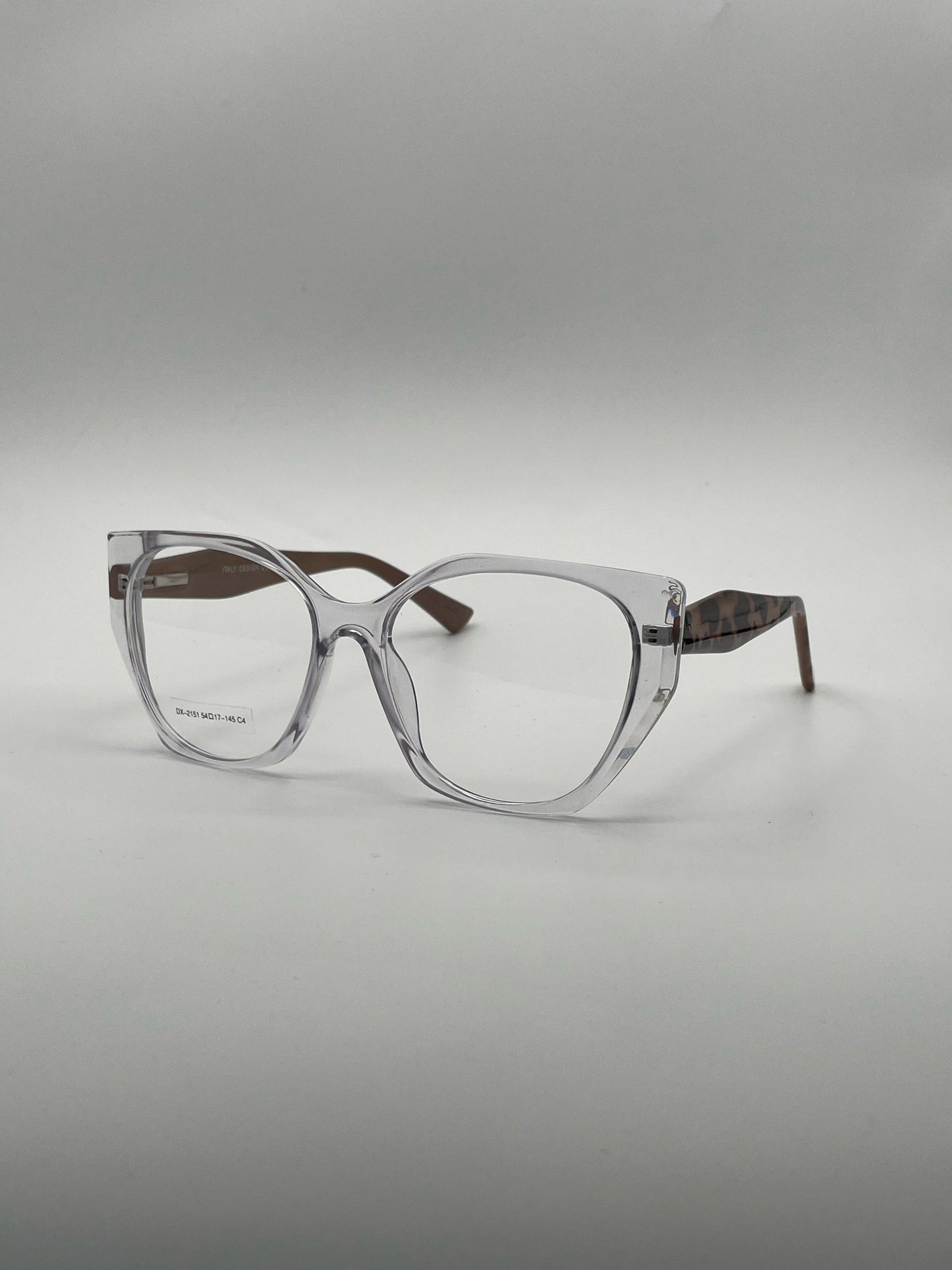 Cat Eye Translucent Frame Women's Optics-355