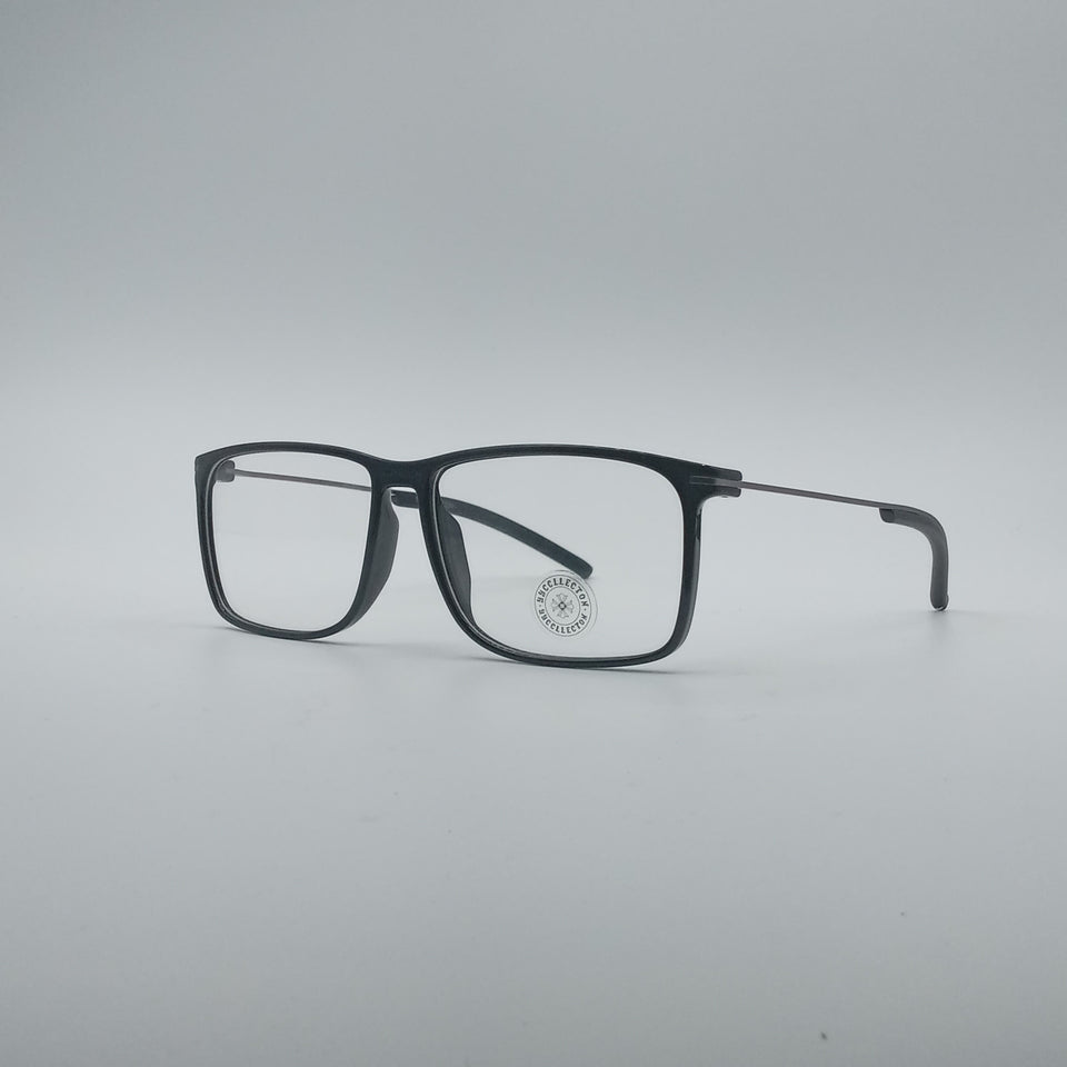 Acetate Black Frame Men's Optics-234