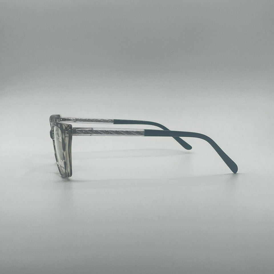 Cat Eye Black & White Frame Women's Optics-379