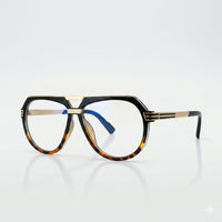 Black plastic with golden sticks optics-478