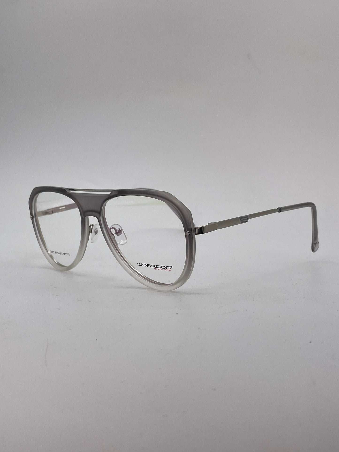 Aviator double shade grey plastic  optics-471