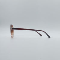 Aviator brown plastic Frame Men's Optics-074